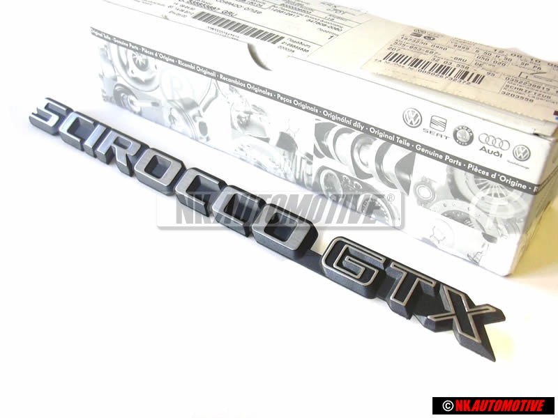 Original VW SCIROCCO GTX Rear Boot Badge - 533853687S GX2