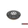 Original VW Hub Cap Satin Black High Chrome - 7H0601151B RVB