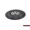 Original VW Hub Cap Satin Black High Chrome - 7H0601151B RVB