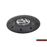 Original VW Hub Cap Satin Black High Chrome - 7H0601151B RVB