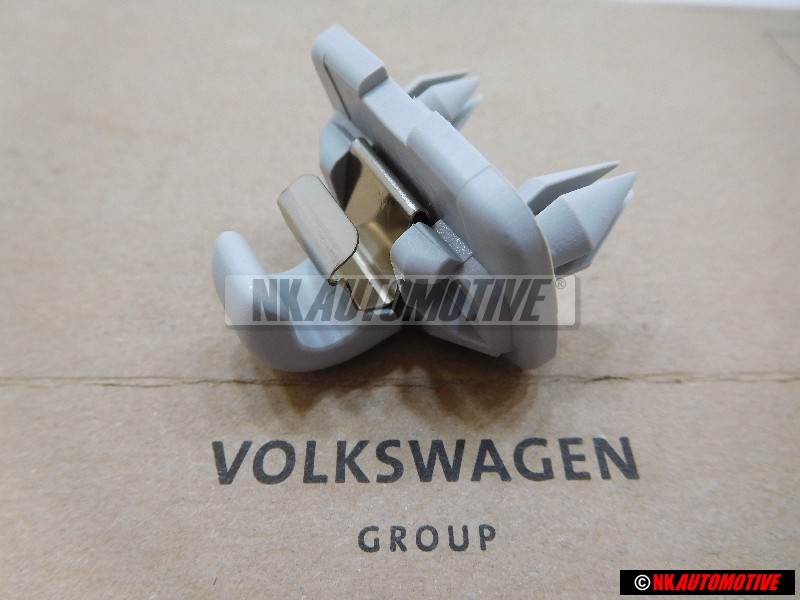 Original Audi Retainer For Sun Visor Star Silver - 8W0857562A Z62