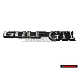 Original VW GOLF GTI Rear Badge Emblem Brushed Silver - 191853687C GX2