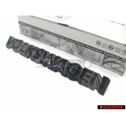 Original VW VOLKSWAGEN Rear Badge Emblem Black - 321853685C 01C