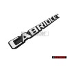 Original VW CABRIOLET Rear Boot Badge Emblem White - 155853687B QK6