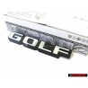 Original VW GOLF Rear Badge Emblem White - 191853687F QK6
