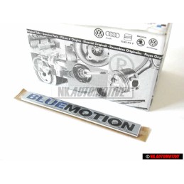 Original VW BLUE MOTION Rear Trunk Boot Badge Emblem - 3C0853675AJWWS