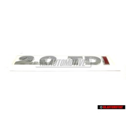 Original VW 2.0 TDI Rear Trunk Boot Badge Emblem Chrome Red - 5K0853675R GQF