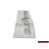 Original VW 2.0 TDI Rear Trunk Boot Badge Emblem Chrome Red - 5K0853675R GQF