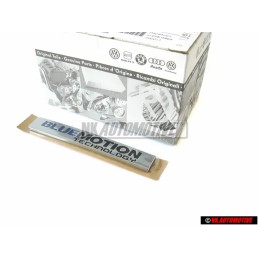 Original VW BLUE MOTION TECHNOLOGY Rear Boot Badge Emblem - 5K0853675BCWWS