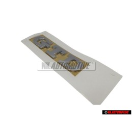 Original VW GTD Rear Hatch Trunk Boot Badge Emblem Chrome - 5K0853675T 739