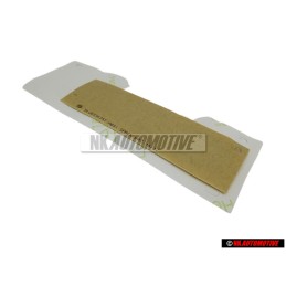Original VW GTD Rear Hatch Trunk Boot Badge Emblem Chrome - 5K0853675T 739