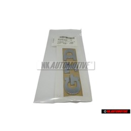 Original VW GTD Rear Hatch Trunk Boot Badge Emblem Chrome - 5K0853675T 739