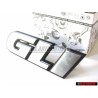 Original VW GLI Front Grill Badge Emblem Brushed Silver - 165853679F GX2