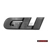 Original VW GLI Front Grill Badge Emblem Brushed Silver - 165853679F GX2