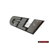 Original VW GLI Front Grill Badge Emblem Brushed Silver - 165853679F GX2