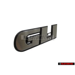 Original VW GLI Front Grill Badge Emblem Brushed Silver - 165853679F GX2