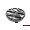 Original VW Front Grill Badge Emblem Black - 165853601A 01C