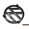 Original VW Front Grill Badge Emblem Black - 165853601A 01C