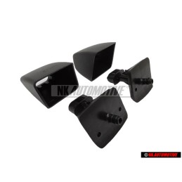 Original VW SET Headlight Washer Nozzle Carriers Caps - Golf/Jetta MK3