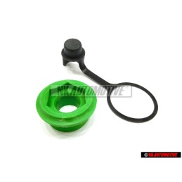 Original VW SET Gearbox Inspection Plug & Cap Green - Golf MK1/2/3 Cabriolet
