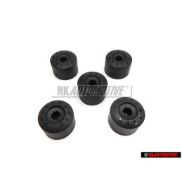 Original VW SET 4xWheel Nut Bolt Cap & 1x Locking Cap - Golf MK5/6/7 Scirocco 3