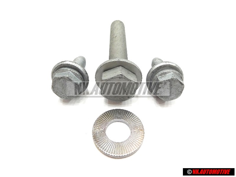 Original VW SET Rear Shock Damper Top Mount Bolts Washer - Golf MK6 Scirocco MK3