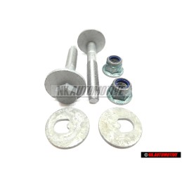 Original VW SET Rear eccentric suspension Bolts Nuts - Golf Jetta MK5/6 Scirocco