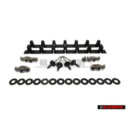 Original VW Repair KIT for Sill Panel Skirt Mounting v2 - Golf MK3 Vento