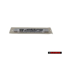 Original Audi QUATTRO Rear Boot Badge Emblem Chrome - 8D5853737F 2ZZ