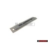 Original Audi QUATTRO Rear Boot Badge Emblem Chrome - 8D5853737F 2ZZ