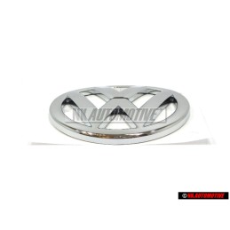 Original VW Rear Trunk Boot Badge Emblem Chrome - 1K8853630B 739