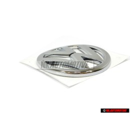 Original VW Rear Trunk Boot Badge Emblem Chrome - 1K8853630B 739