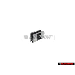 Original VW R LINE Front Grill Badge Emblem Chrome - 1K8853679B FXC