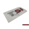 Original VW TSI Rear Badge Emblem Chrome Red - 5K0853675N GQF