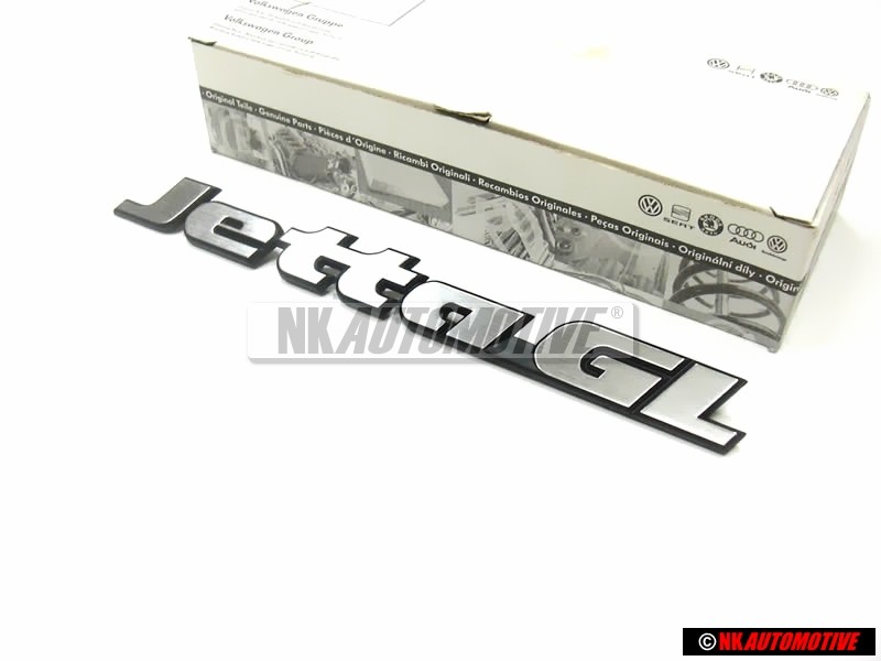 Original VW JETTA GL Rear Boot Badge Emblem Chrome - 165853687P GX2