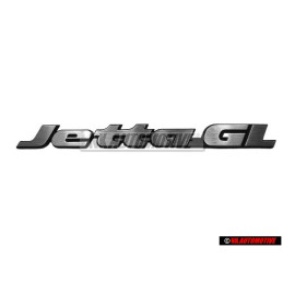 Original VW JETTA GL Rear Boot Badge Emblem Chrome - 165853687P GX2