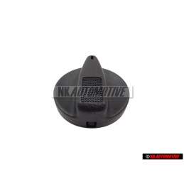 Original VW Knob Satin Black - 1H081912901C