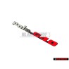 Original VW POLO G40 Rear Boot Badge Emblem Chrome Red - 871853687E VD9