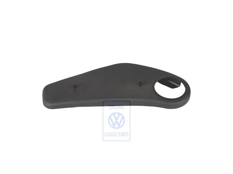 Original VW Trim With Hole Satin Black - 1H0881478A 01C