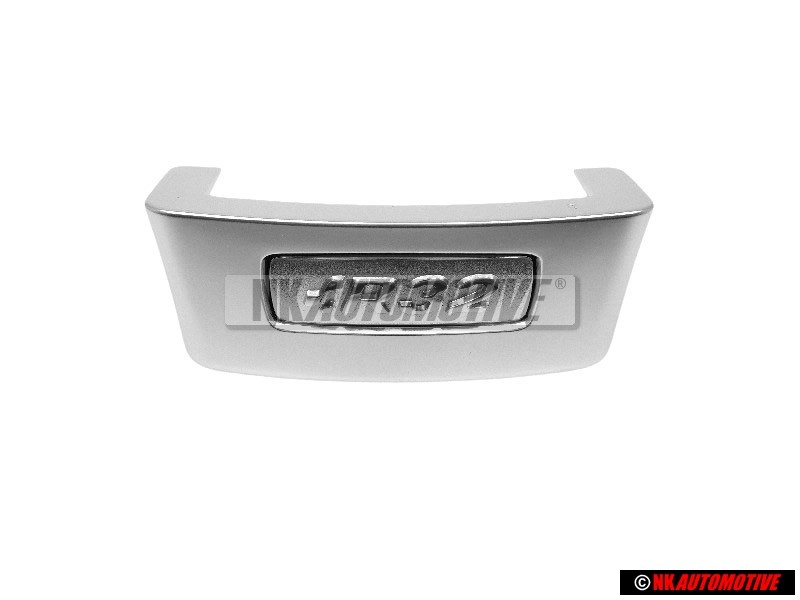 Original VW R32 Steering Wheel Badge Emblem Aluminium - 1K0419685S 3Q7