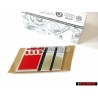 Original Audi S2 Rear Hatch Boot Badge Emblem Chrome Red - 895853735B2ZZ