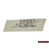 Original VW SPORT LINE Decal For Vehicles Left - 155853901D BYP