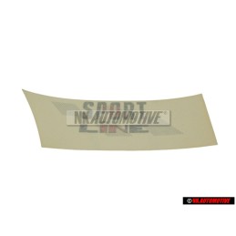 Original VW SPORT LINE Decal Red Vehicles Right - 155853902C BYP