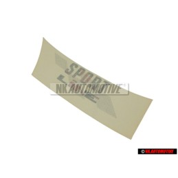 Original VW SPORT LINE Decal Red Vehicles Right - 155853902C BYP