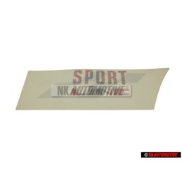 Original VW SPORT LINE Decal Black Vehicles Left - 155853901D BYQ
