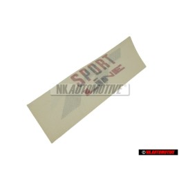 Original VW SPORT LINE Decal Black Vehicles Left - 155853901D BYQ