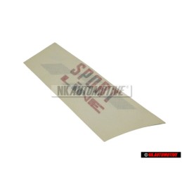 Original VW SPORT LINE Decal Black Vehicles Left - 155853901D BYQ