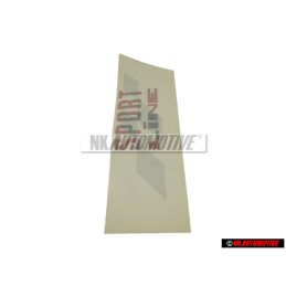 Original VW SPORT LINE Decal Black Vehicles Left - 155853901D BYQ