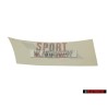 Original VW SPORT LINE Decal Black Vehicles Right - 155853902C BYQ