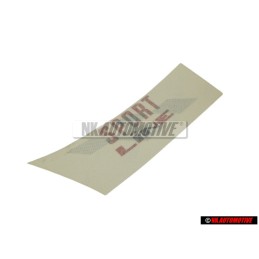 Original VW SPORT LINE Decal Black Vehicles Right - 155853902C BYQ